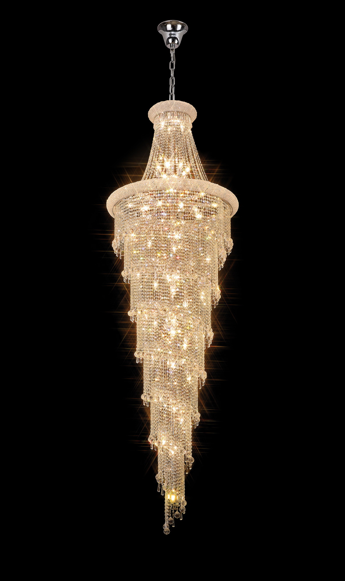 Alexandra Polished Chrome Crystal Ceiling Lights Diyas Statement Crystal Fittings Alexandra Polished Chrome Crystal Ceiling Lights Diyas Statement Crystal Fittings